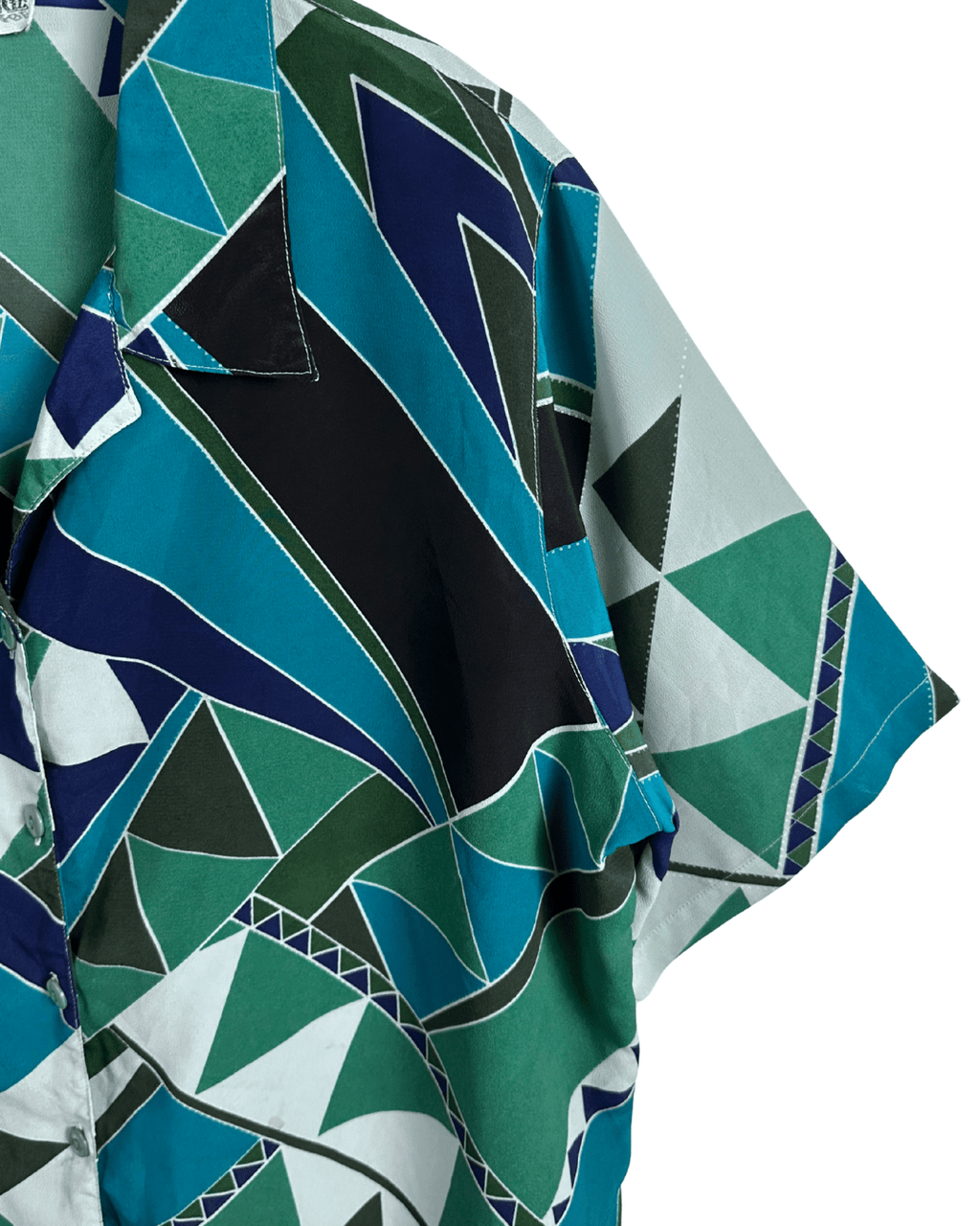 Mirror Image Geometric Shirt 2XL - Funkify