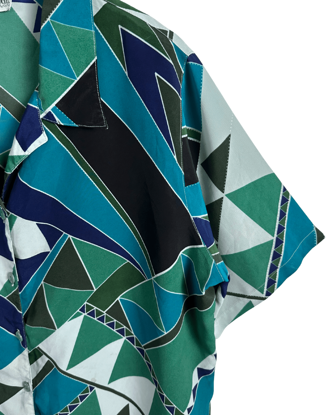 Mirror Image Geometric Shirt 2XL - Funkify