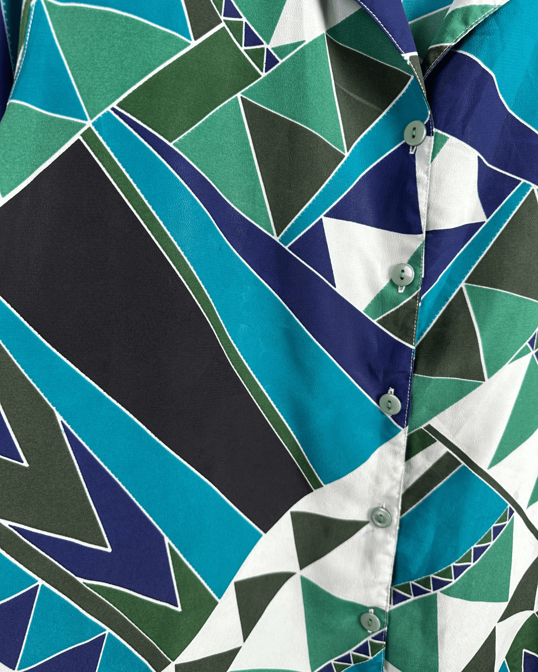 Mirror Image Geometric Shirt 2XL - Funkify
