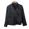 Murberry Women's Leather Jacket Made in Italy Large - Funkify