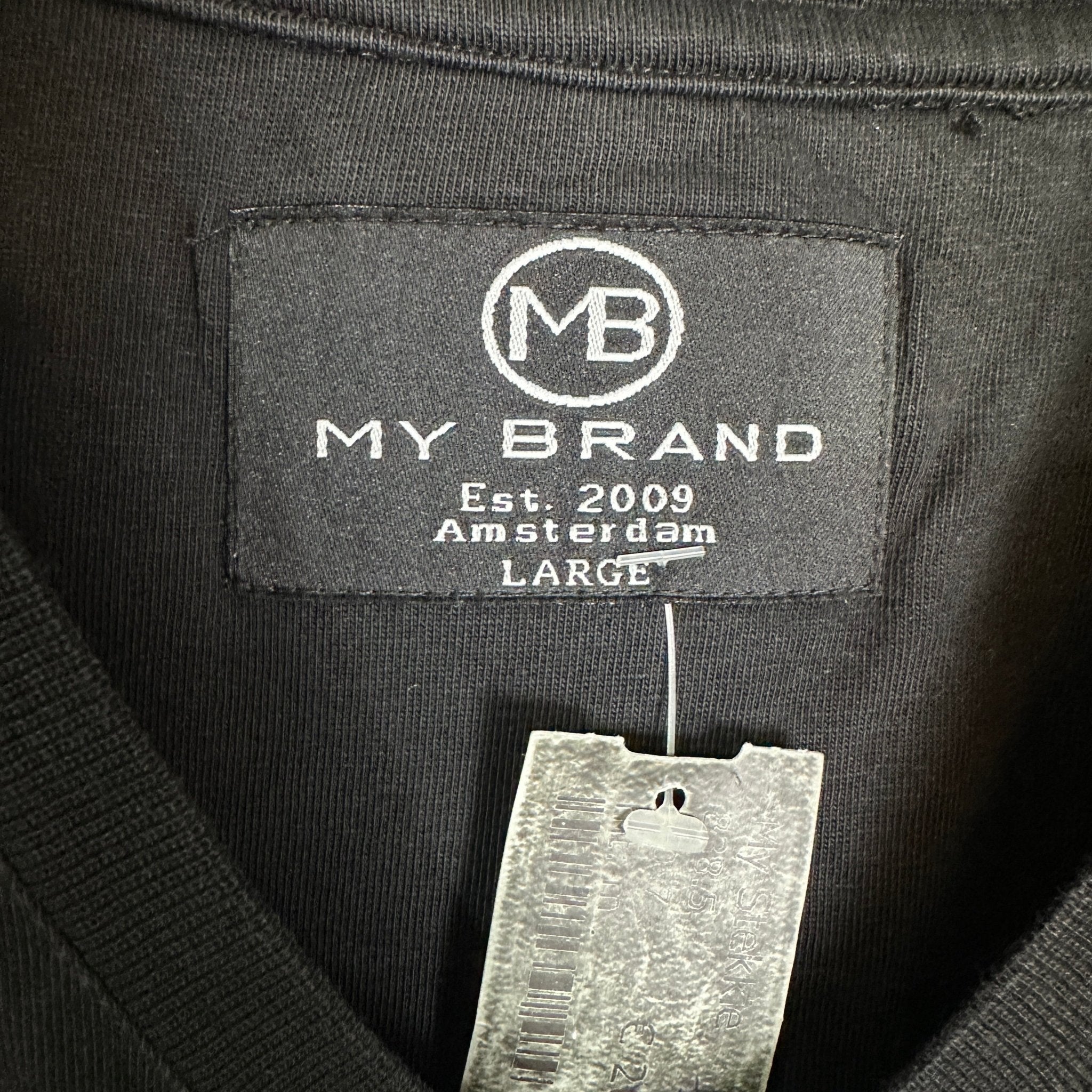 My Brand Embroidered Long Line Graphic Tee - Funkify