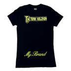 My Brand Embroidered Long Line Graphic Tee - Funkify