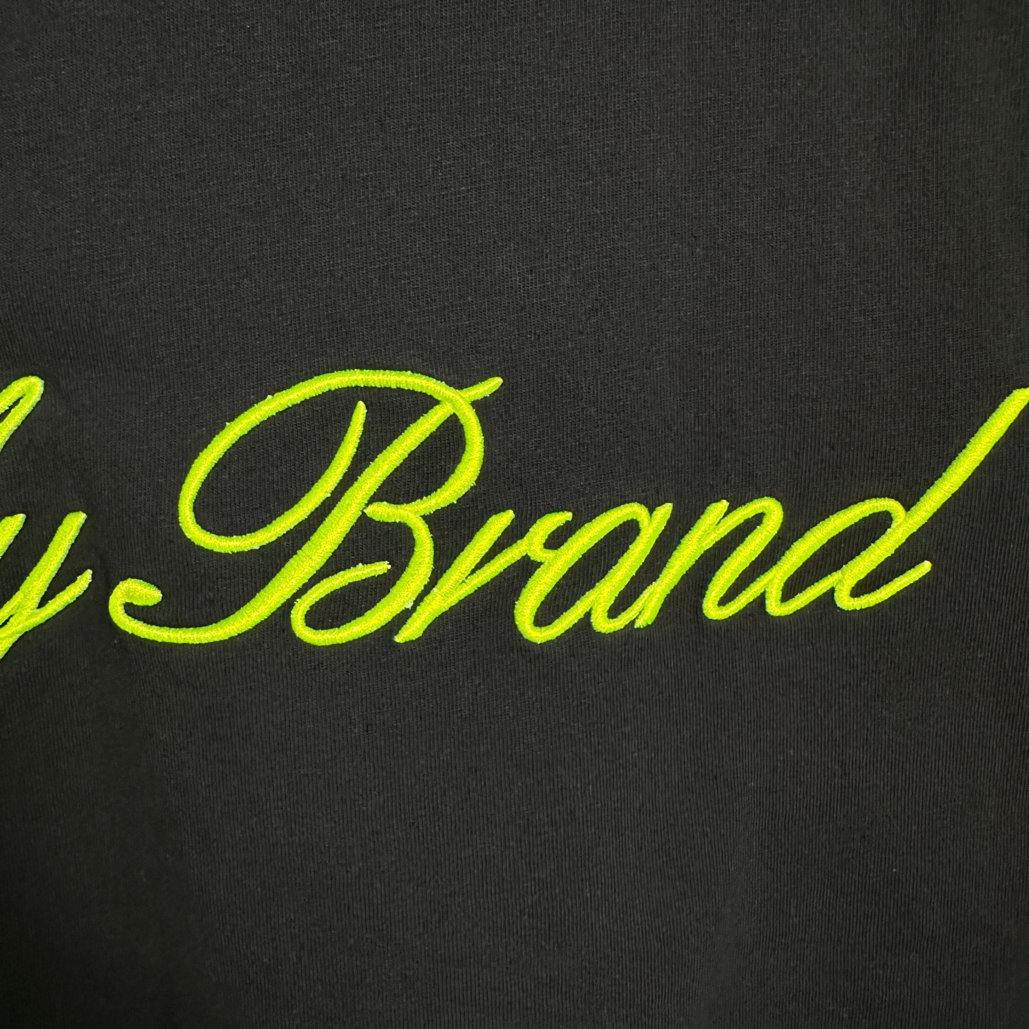 My Brand Embroidered Long Line Graphic Tee - Funkify