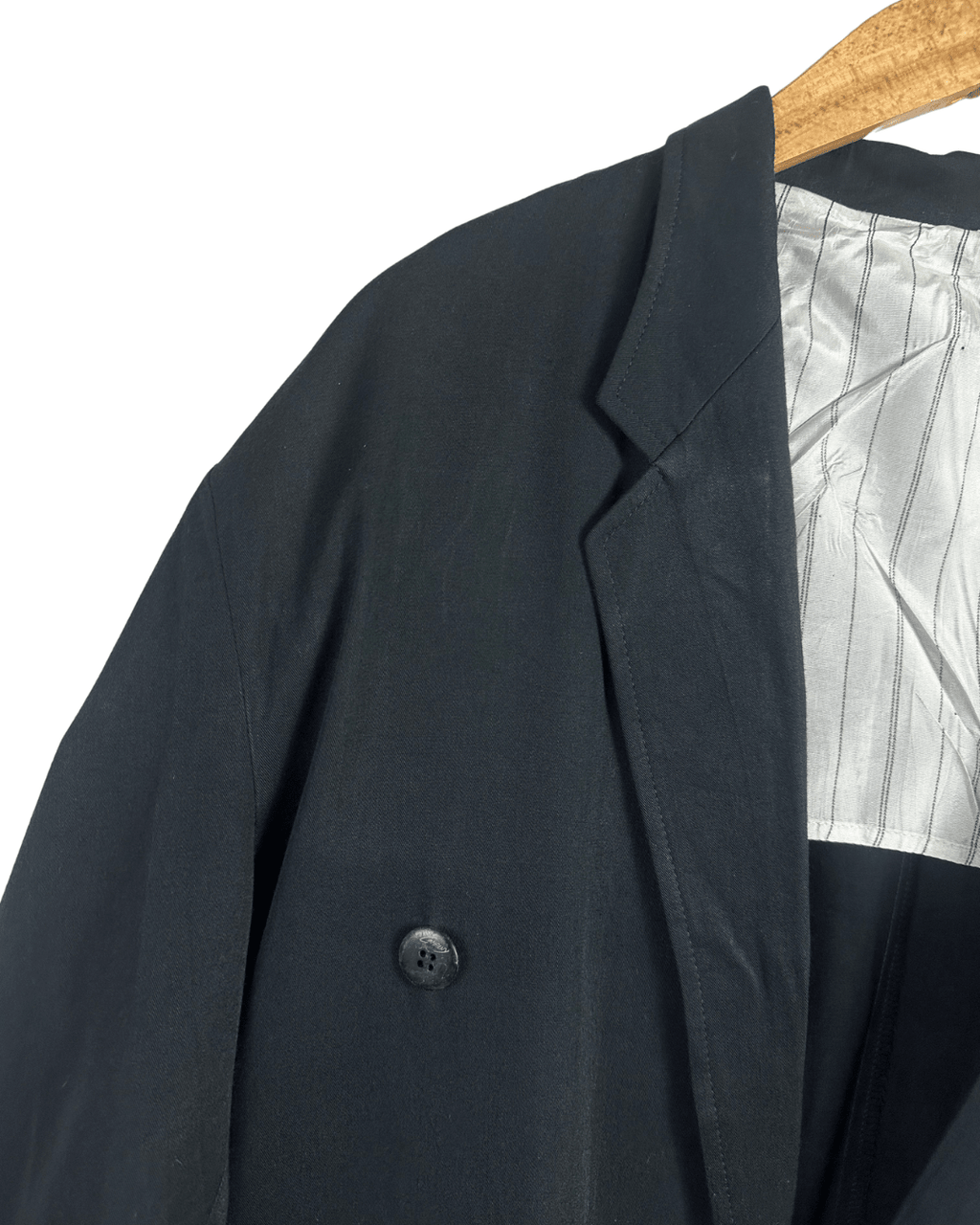 Navy Lightweight Double Breasted Blazer - Funkify