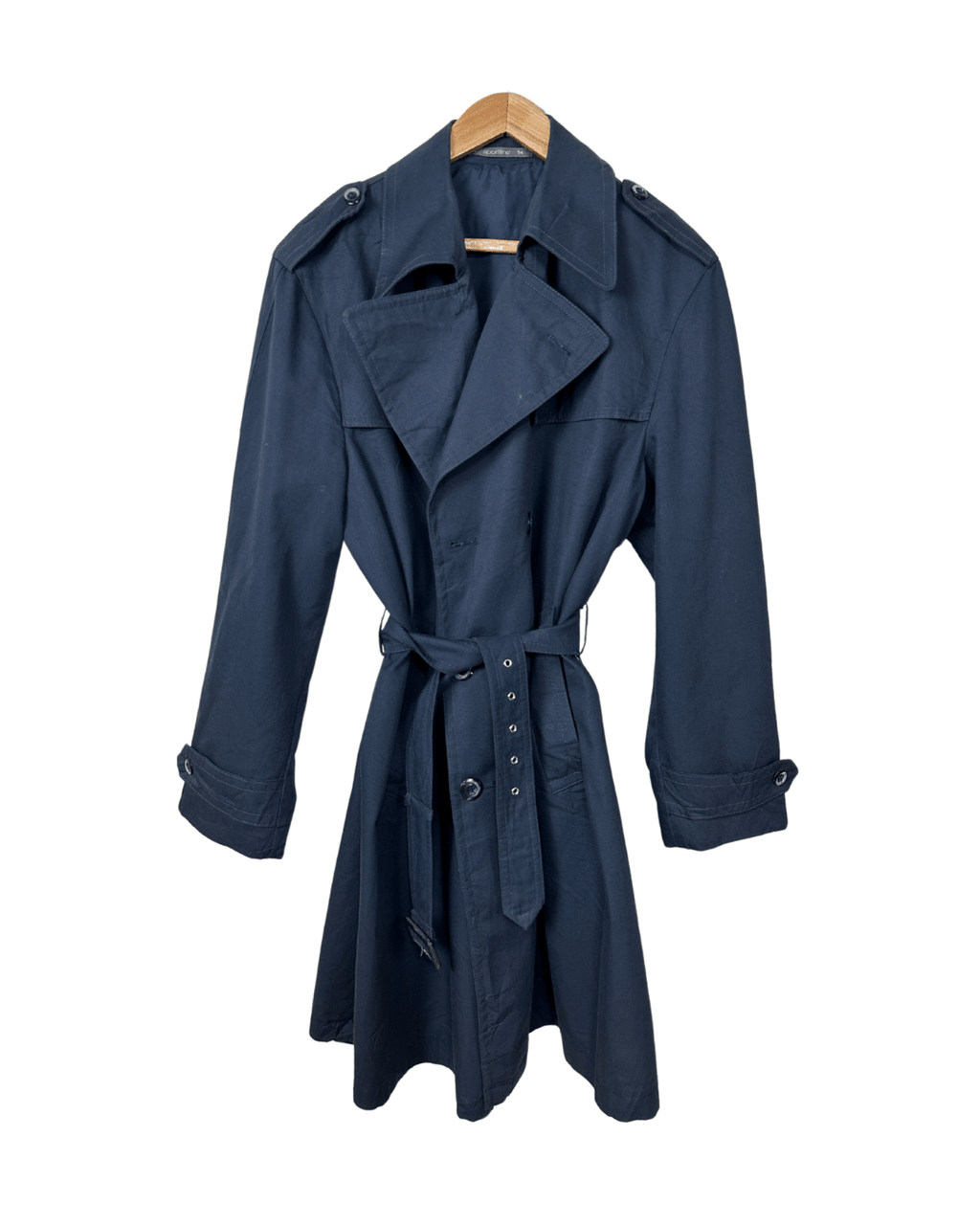 Navy Trench Coat Medium - Funkify