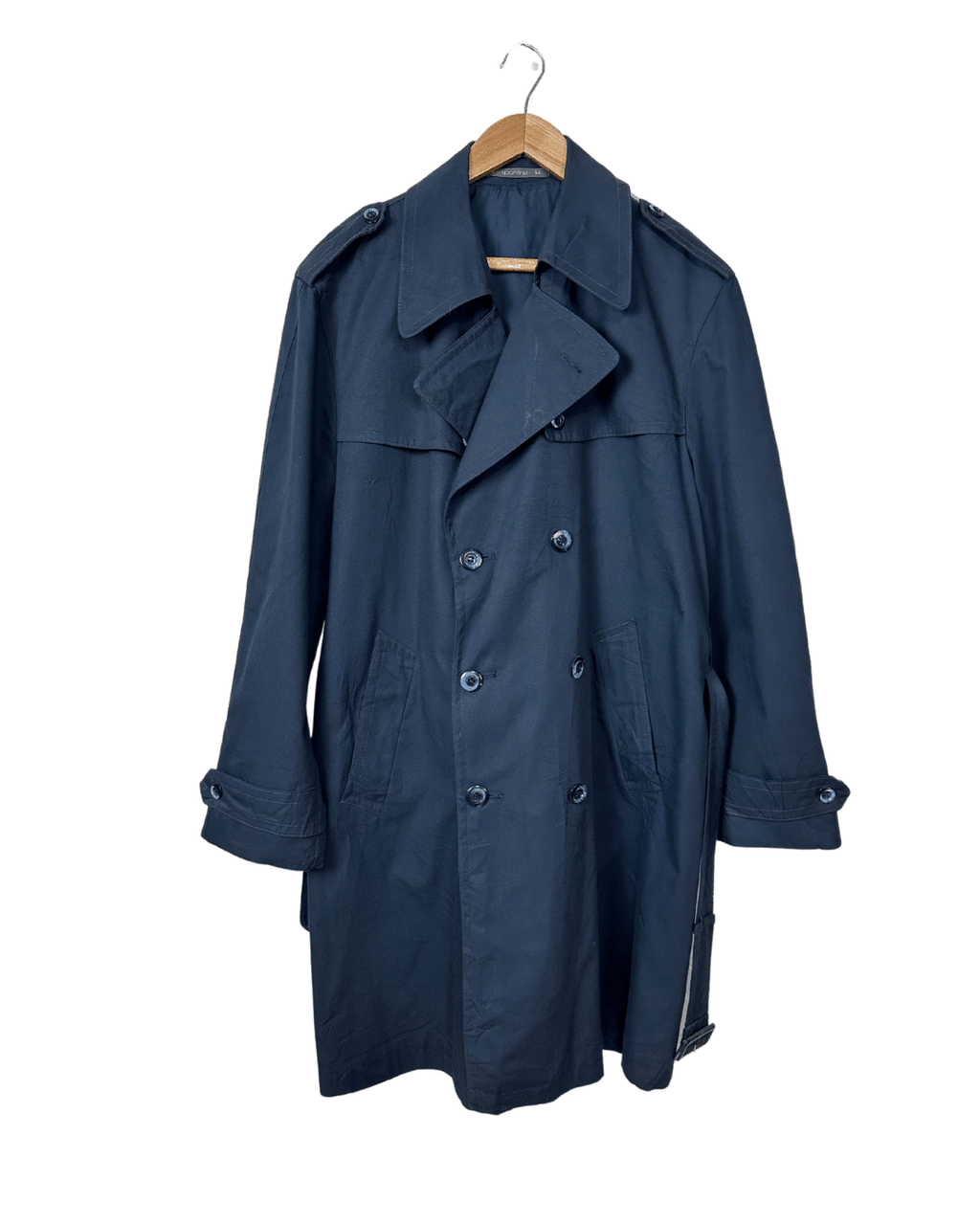 Navy Trench Coat Medium - Funkify