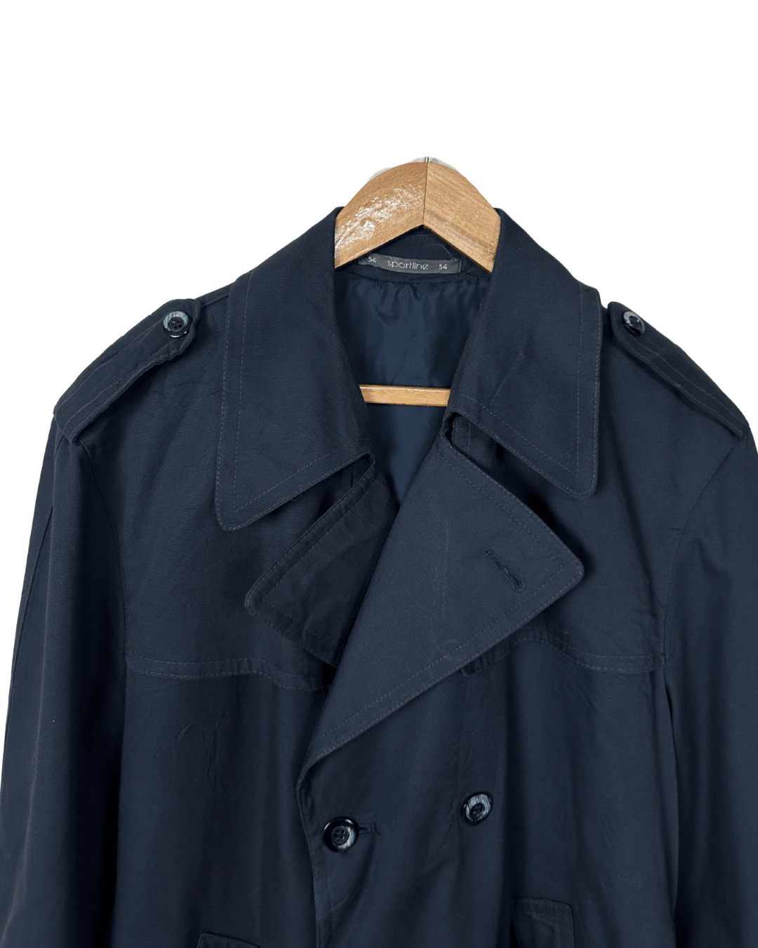 Navy Trench Coat Medium - Funkify