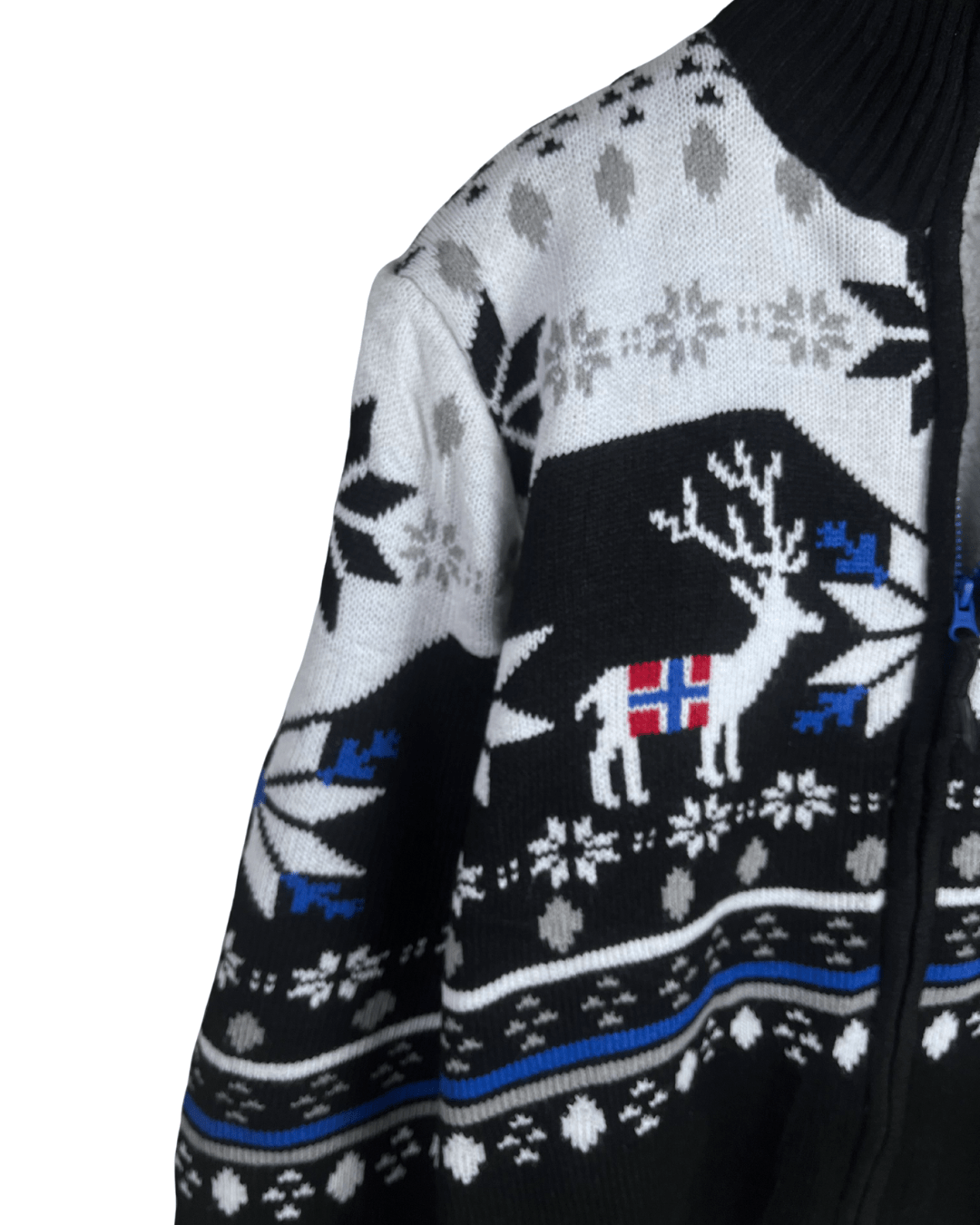 Nebulus Fleece - Lined Christmas Themed Jacket - Large - Funkify