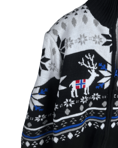 Nebulus Fleece - Lined Christmas Themed Jacket - Large - Funkify