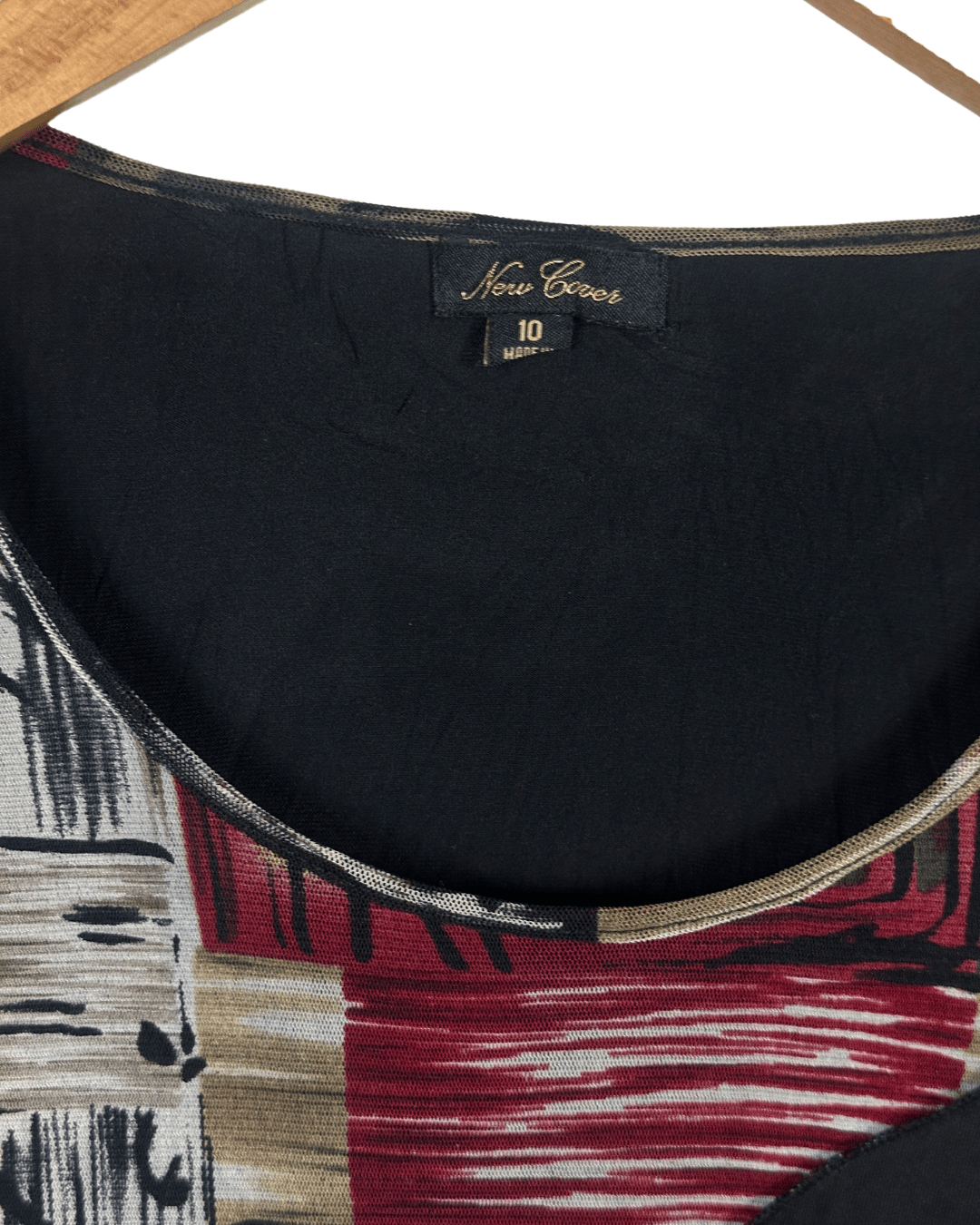 New Cover Y2K Colorblock Assymetric Top - Funkify