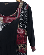New Cover Y2K Colorblock Assymetric Top - Funkify
