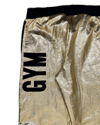 New Moschino Metallic Gold Gym Jogging Women's Pants - Funkify