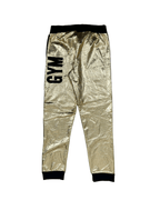 New Moschino Metallic Gold Gym Jogging Women's Pants - Funkify