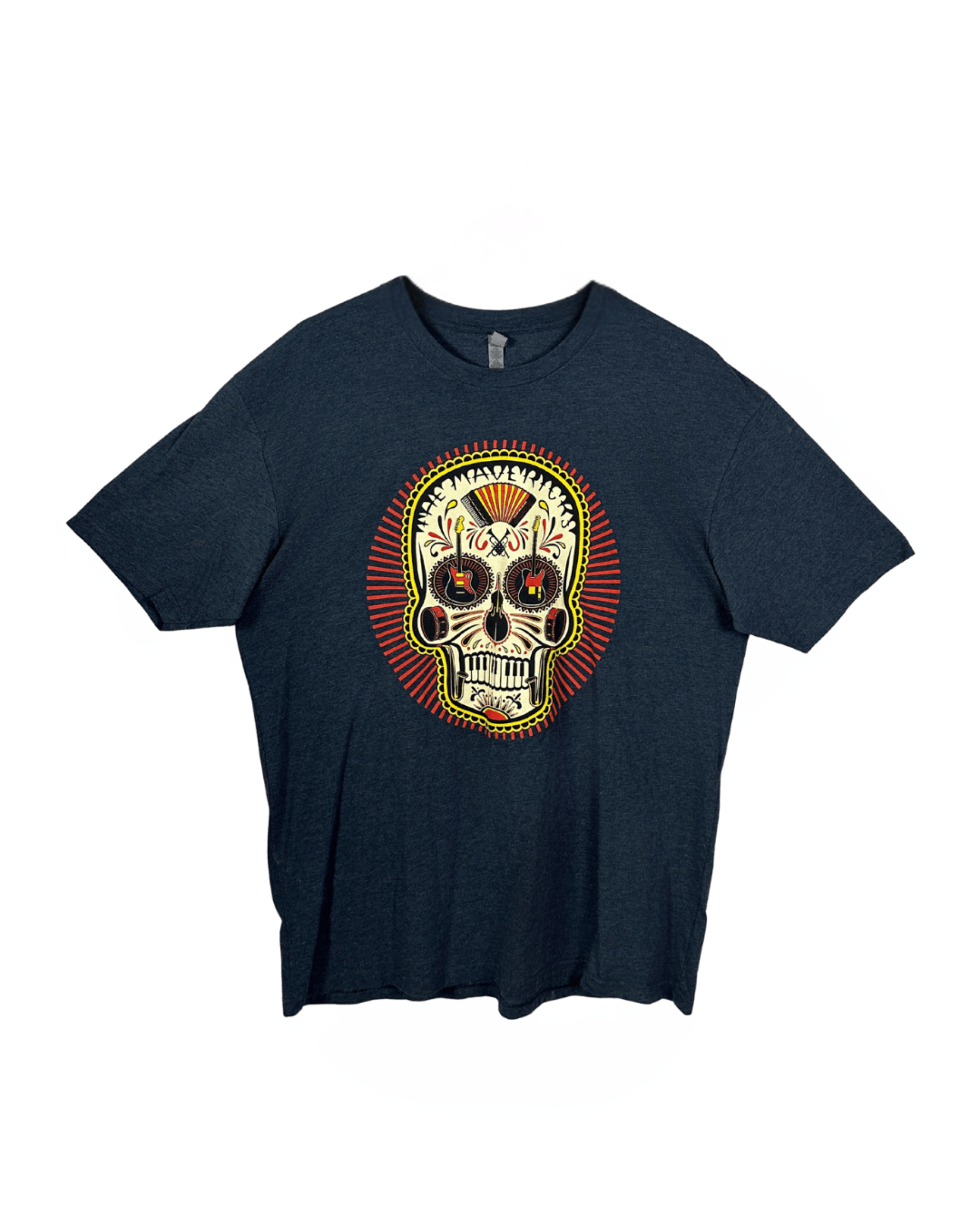 Next Level Skull Guitar Graphic T-Shirt XL - Funkify