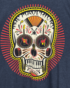 Next Level Skull Guitar Graphic T-Shirt XL - Funkify