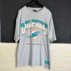 NFL Dolphins Miami Graphic T-shirt - Funkify