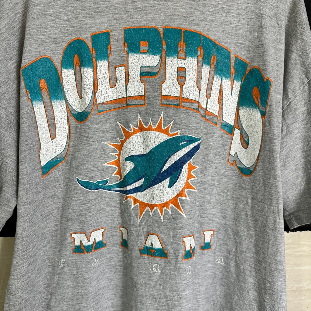 NFL Dolphins Miami Graphic T-shirt - Funkify