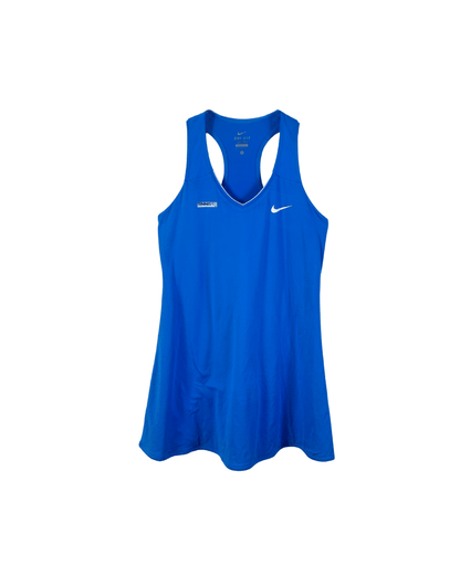 Nike Dri - Fit Women’s Tennis PRO Blue Tank Dress - Medium - Funkify