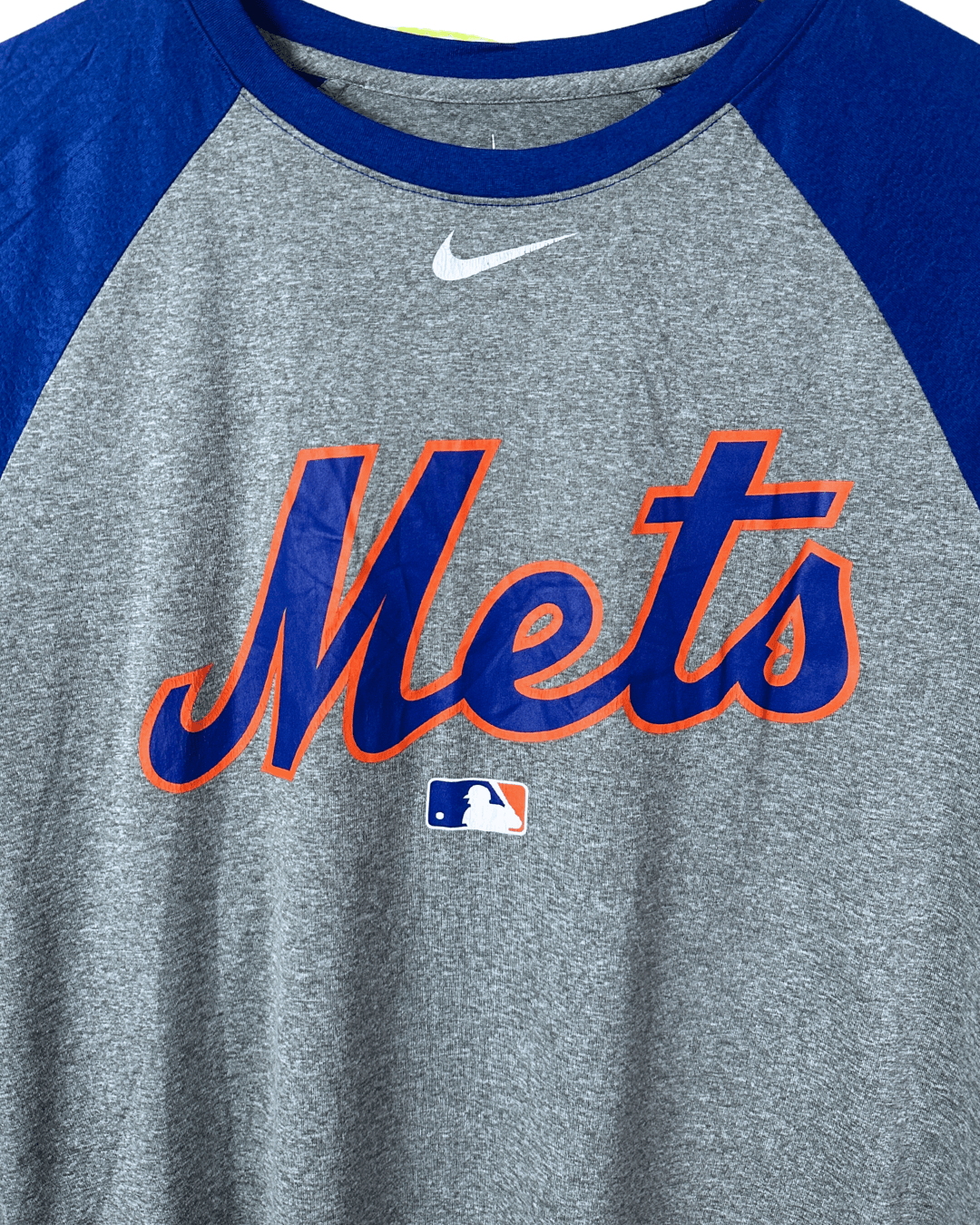 Nike New York Mets 3/4 Sleeve T-shirt Medium - Funkify