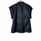 Nina Warink Sleeveless Leather Jacket Medium - Funkify