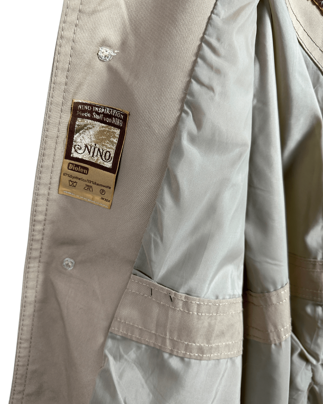 Nino Tan Trench Coat - Funkify