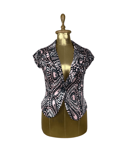 Nominal One - Button Fitted Blouse - Funkify