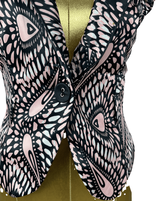 Nominal One - Button Fitted Blouse - Funkify