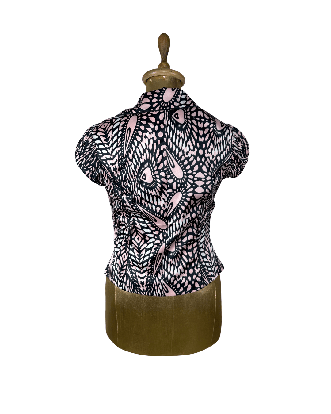 Nominal One - Button Fitted Blouse - Funkify