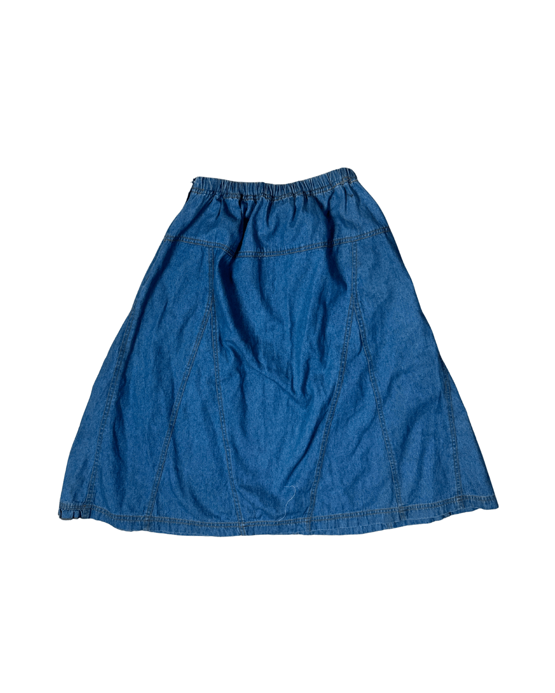 North Style Denim A - Line Midi Skirt - XL - Funkify