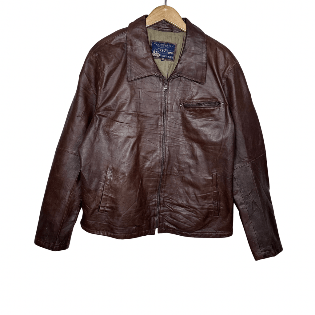 Northeaster Genuine Leather Jacket 2XL - Funkify