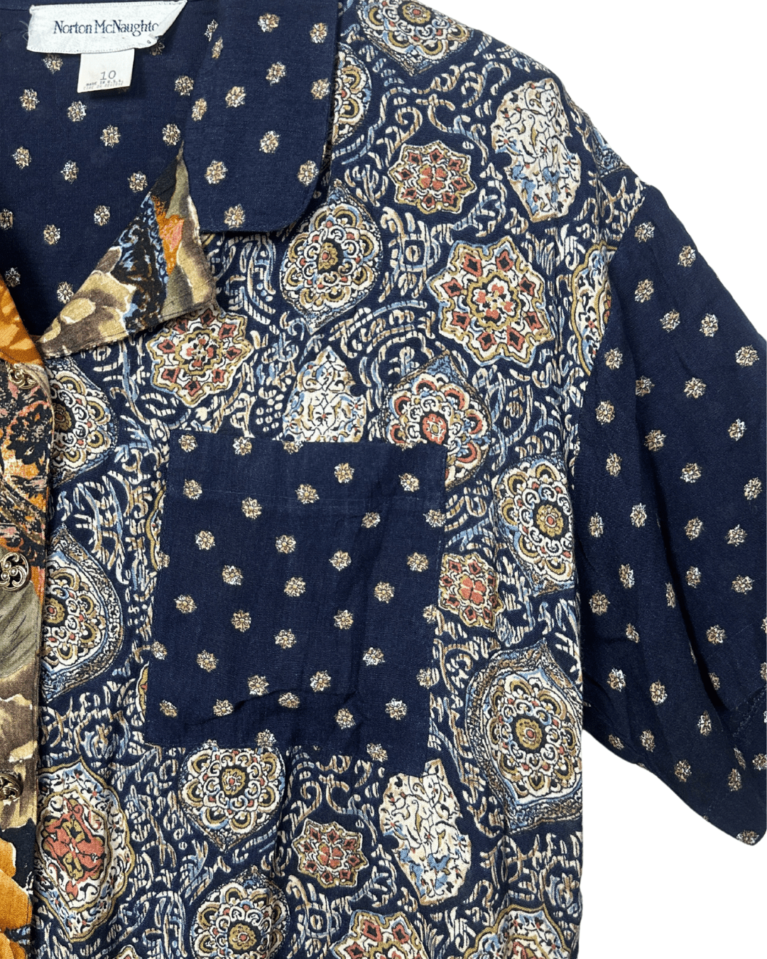 Norton Mcnaughton Two - tone Shirt XL - Funkify