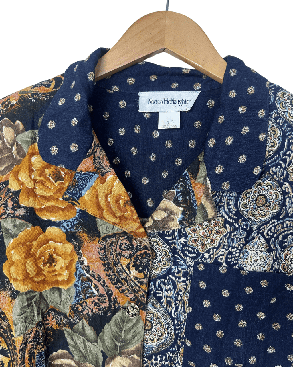 Norton Mcnaughton Two - tone Shirt XL - Funkify