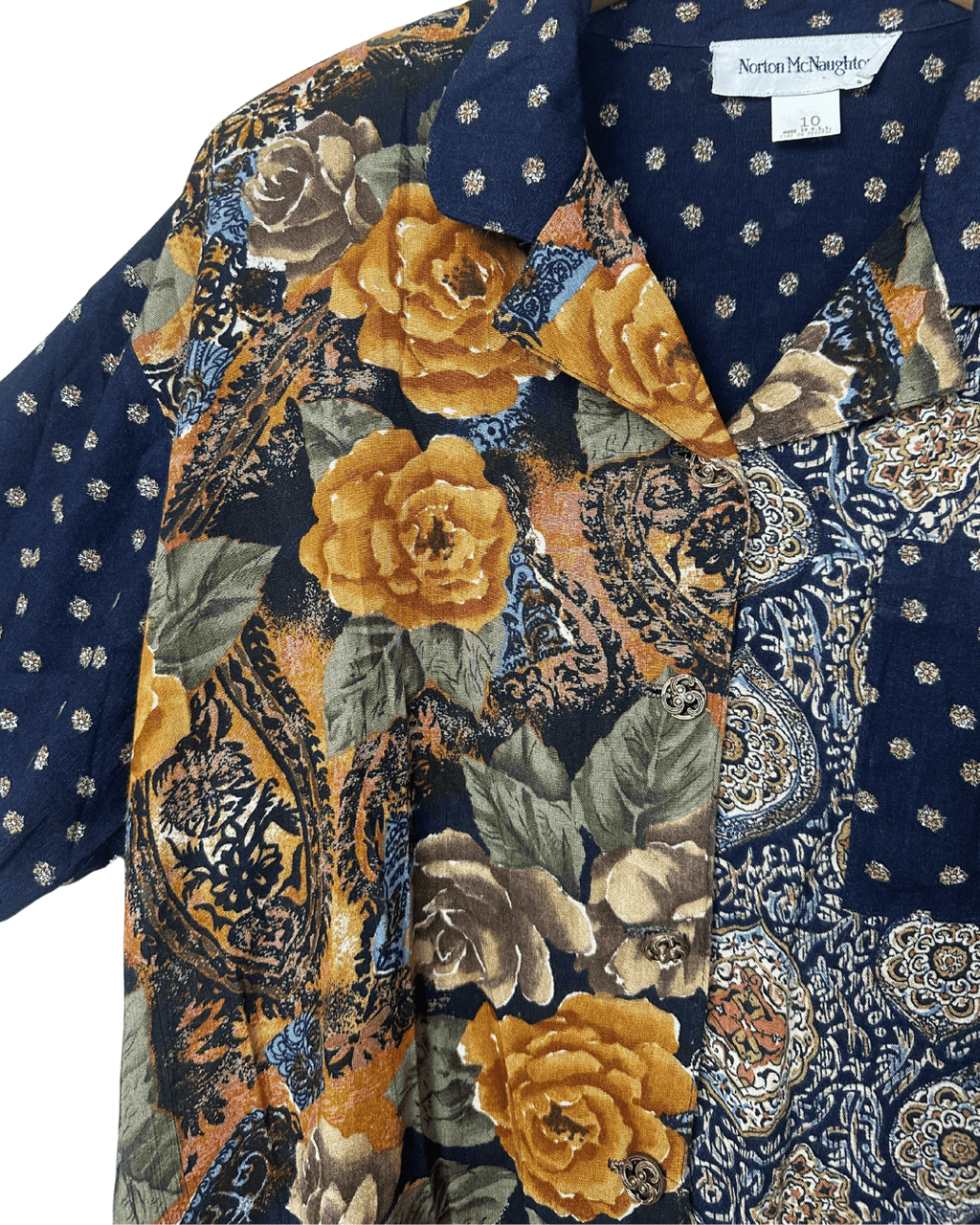 Norton Mcnaughton Two - tone Shirt XL - Funkify