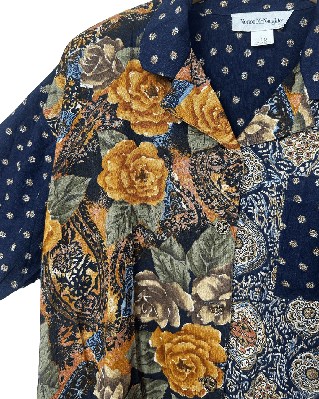 Norton Mcnaughton Two - tone Shirt XL - Funkify