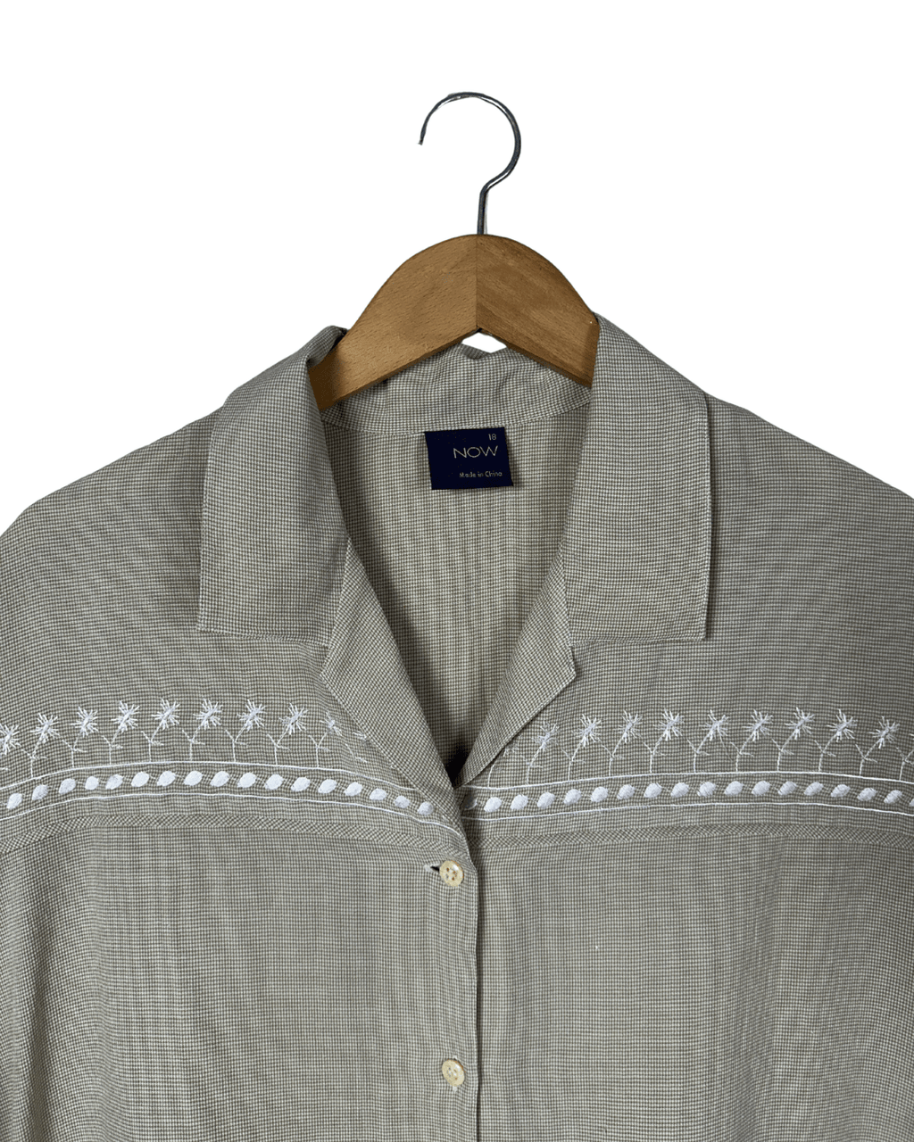 Now Embroidered Shirt 2XL - Funkify