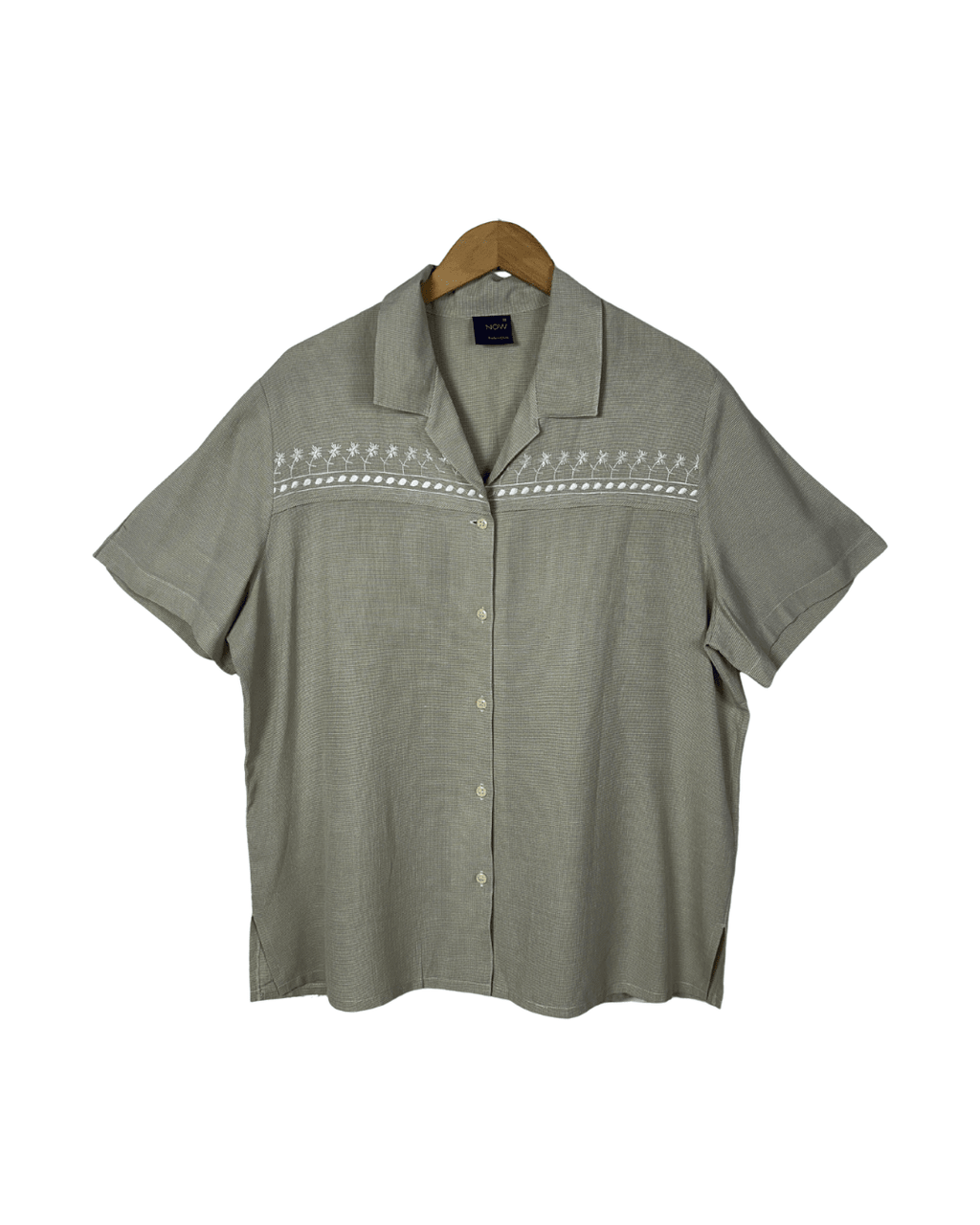 Now Embroidered Shirt 2XL - Funkify