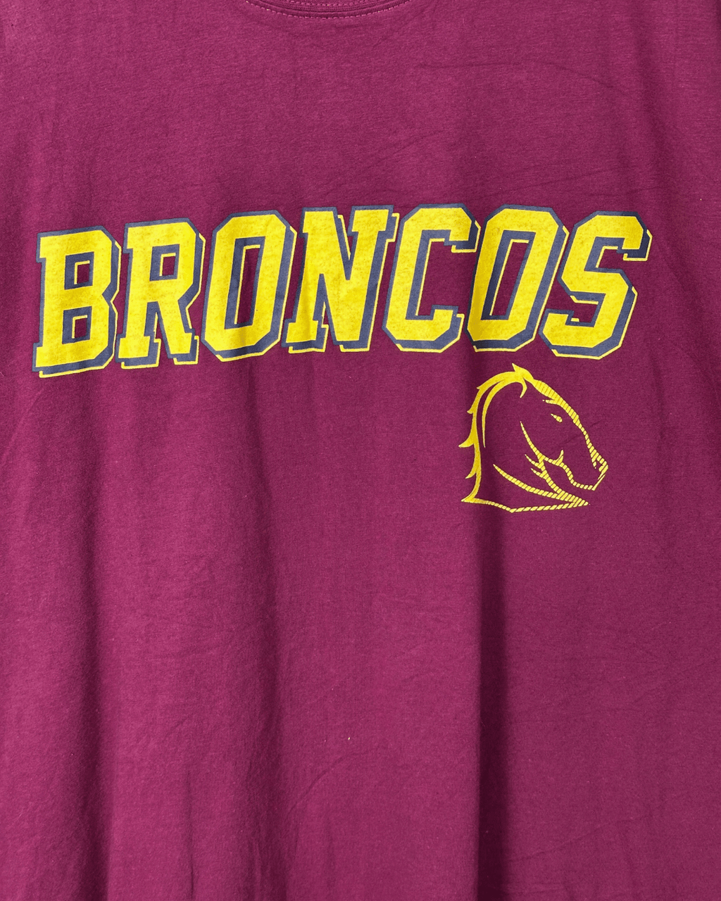 NRL Broncos T-Shirt 2XL - Funkify