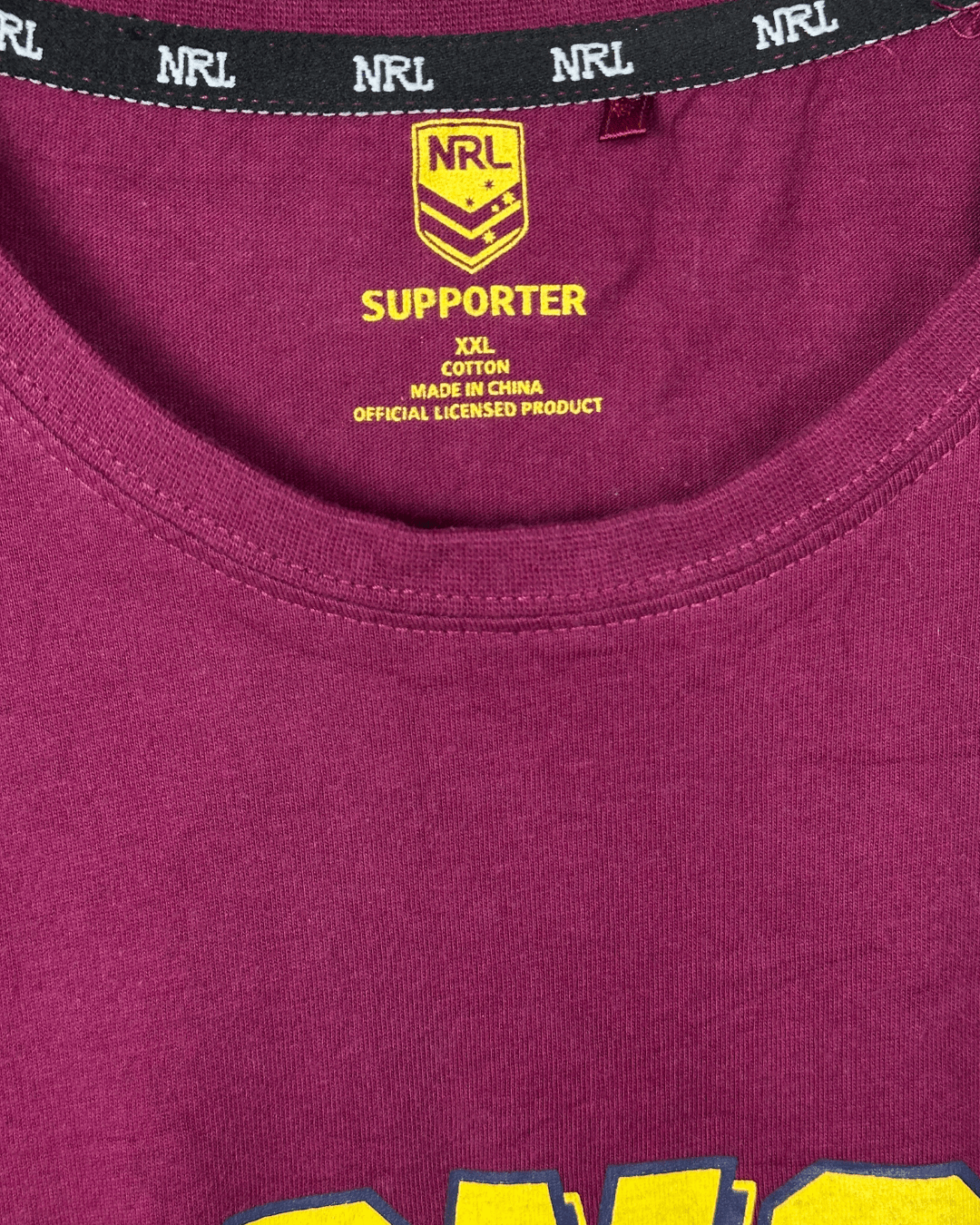 NRL Broncos T-Shirt 2XL - Funkify