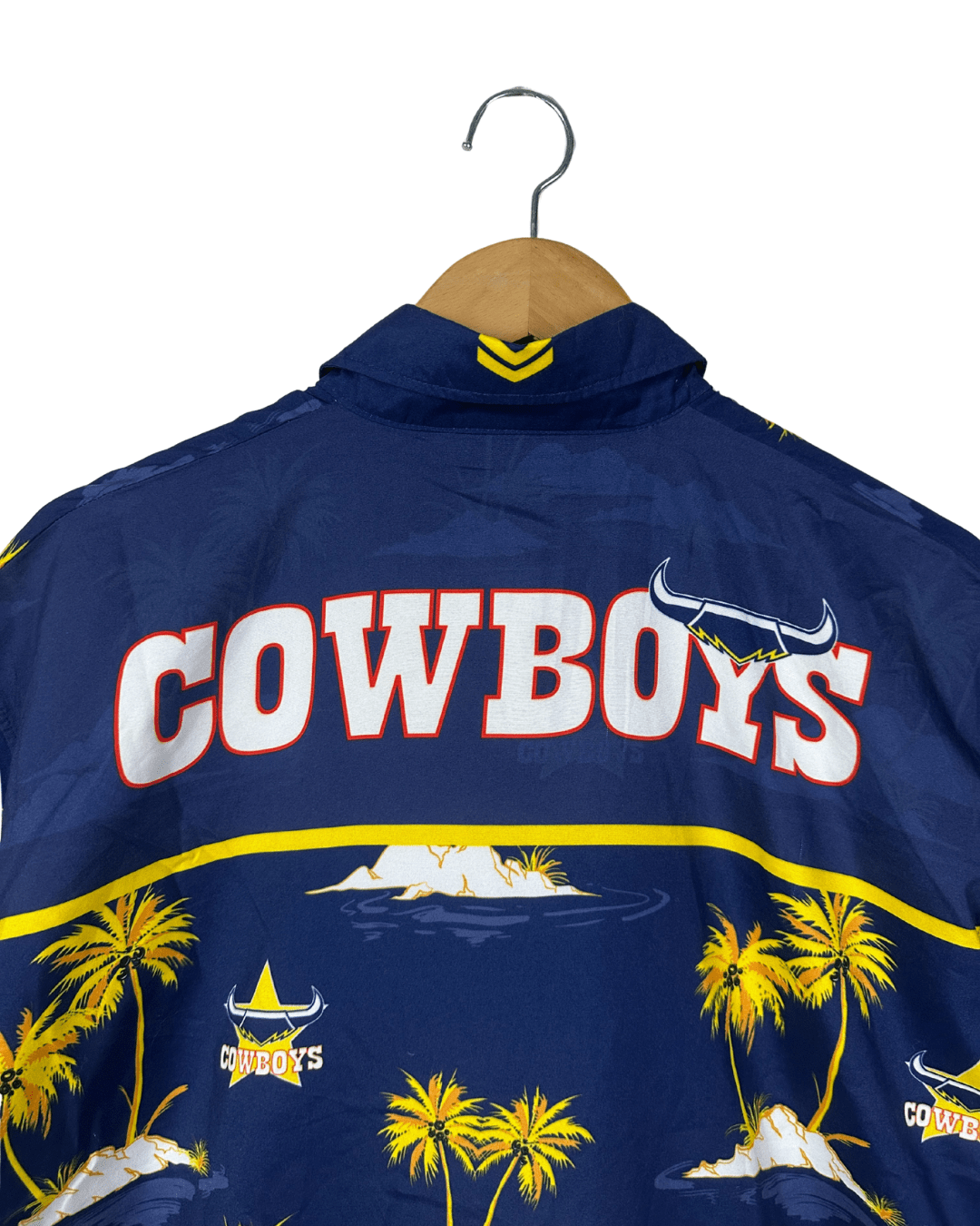 NRL North Queensland Cowboys Hawaiian Men's Shirt 4XL - Funkify