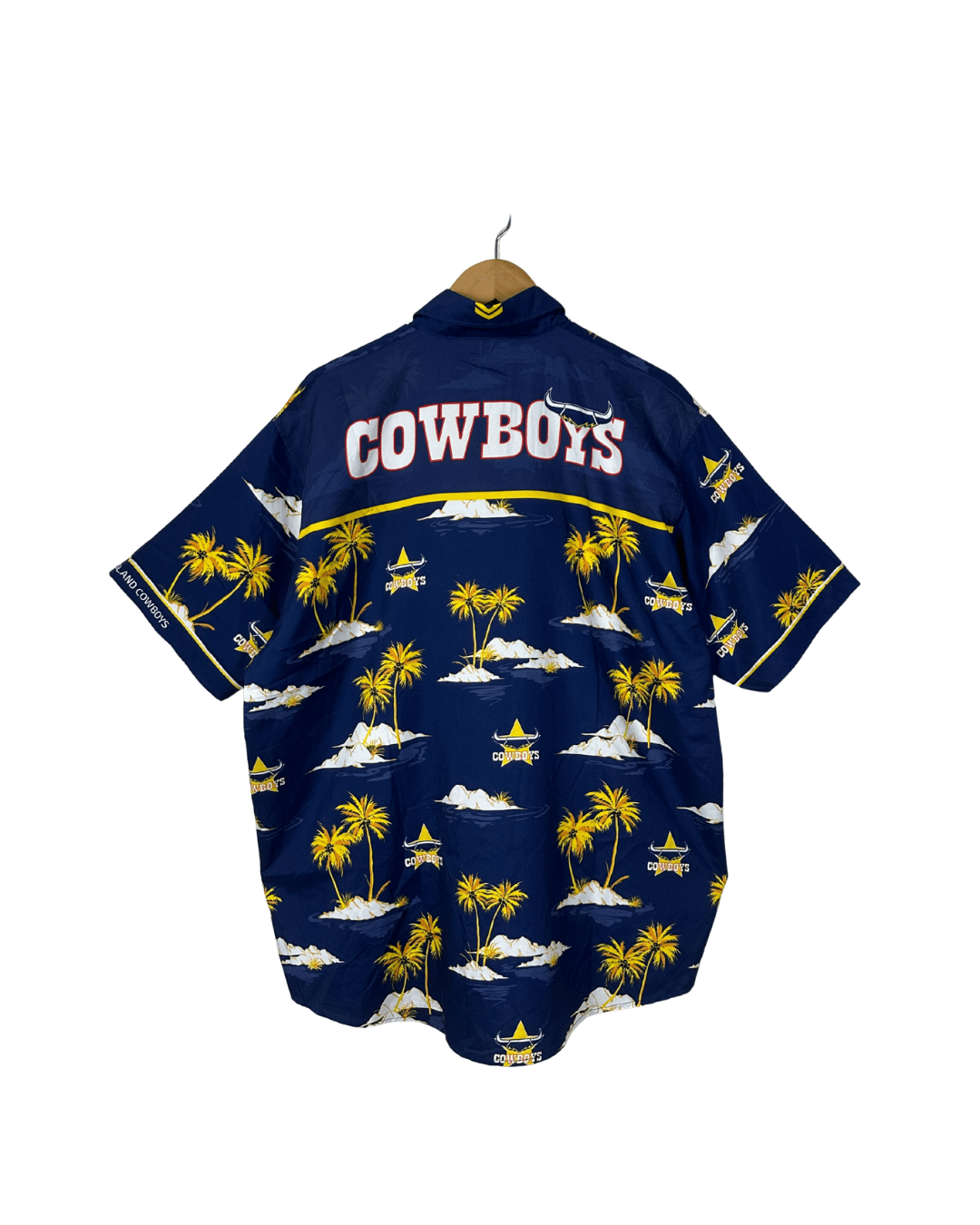 NRL North Queensland Cowboys Hawaiian Men's Shirt 4XL - Funkify