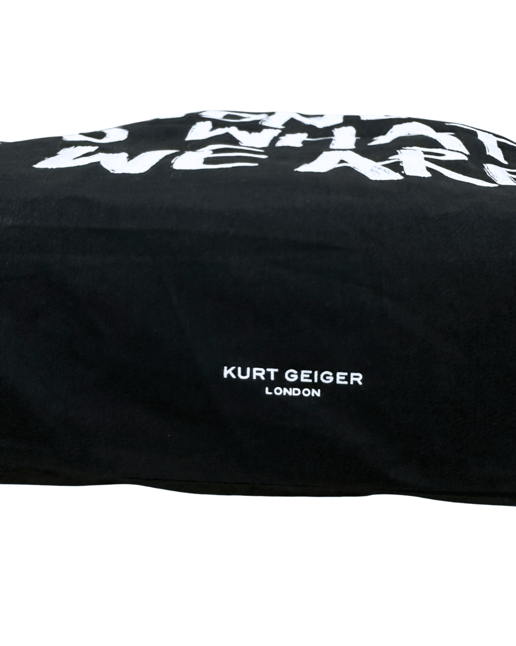 NWT Kurt Geiger Black Nylon & Patent Shopper Tote (With Dust Bag) - Funkify