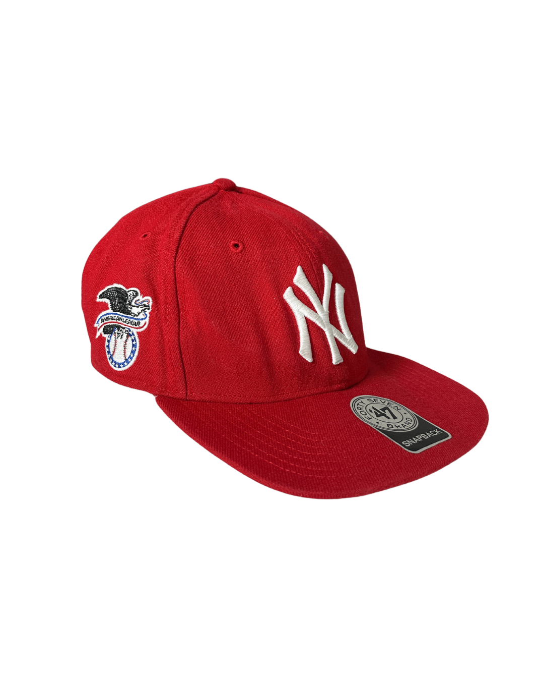 NY Yankees Snapback by '47 Brand – American League Patch - Funkify
