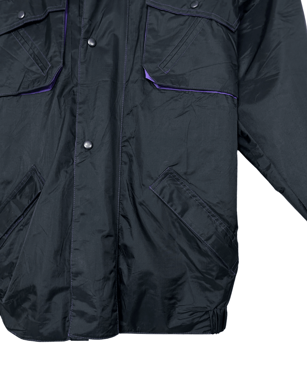Nylon Moto Jacket Large - Funkify