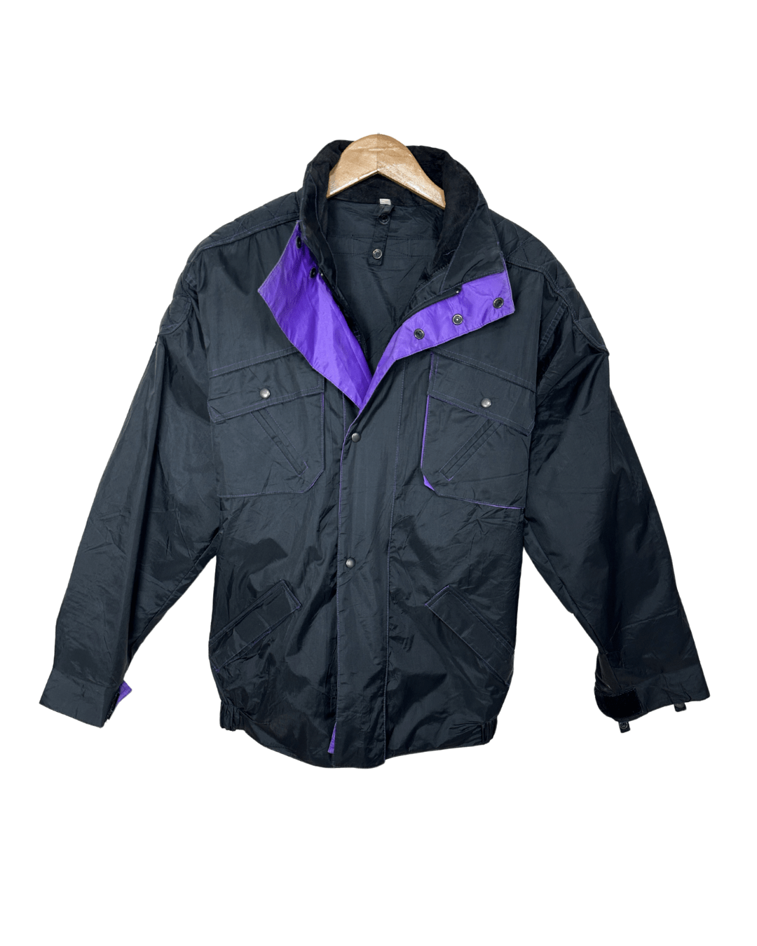 Nylon Moto Jacket Large - Funkify