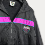 Official Panthers NRL Fleece-lined Jacket with Foldable Hood 2XL - Funkify
