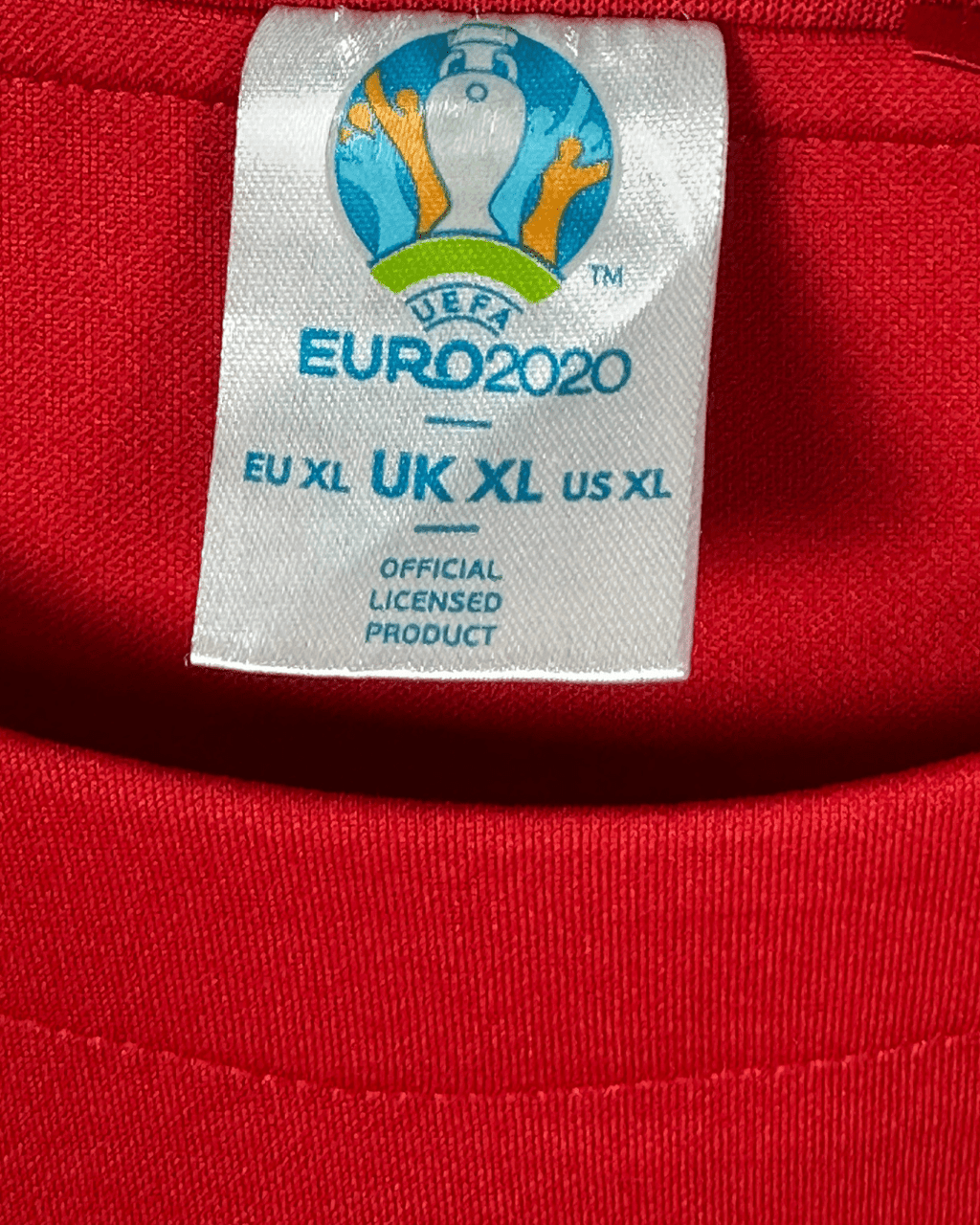 Official UEFA Euro 2020 England Football T-Shirt XL - Funkify