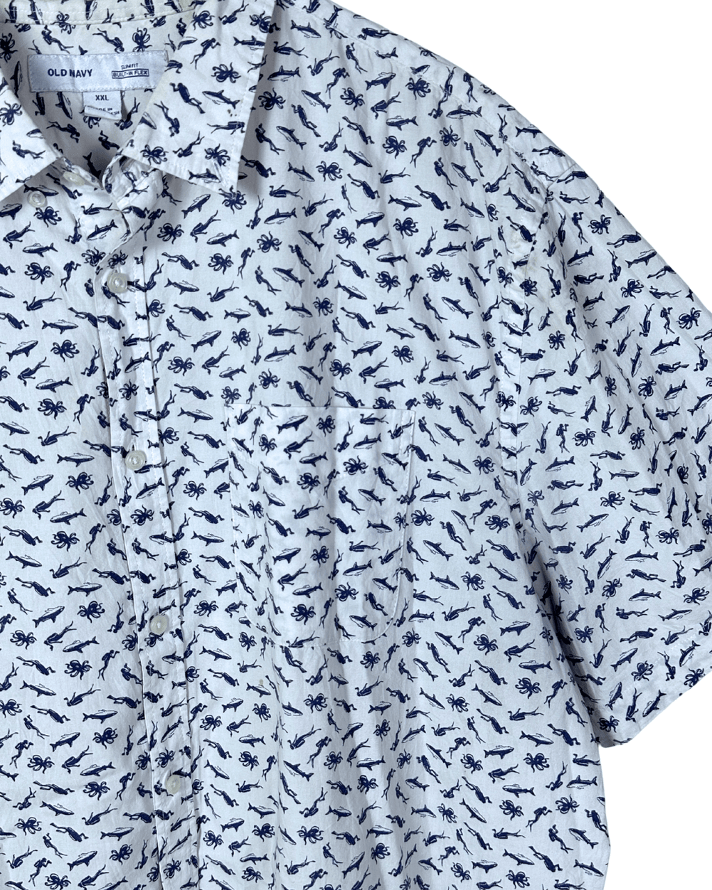Old Navy Slim Fit Shirt 2XL - Funkify