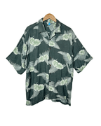 Olive Green Hawaiian Shirt 2XL - Funkify