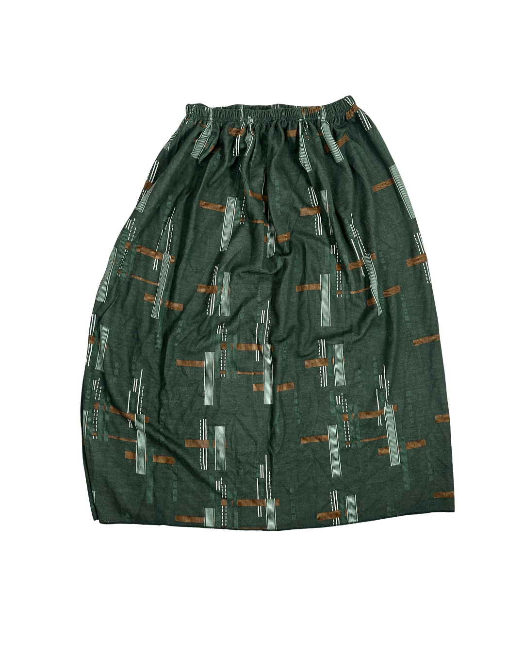 Olive Green Maxi Skirt - Funkify