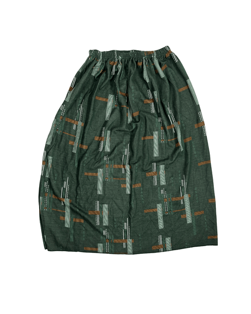Olive green maxi skirt